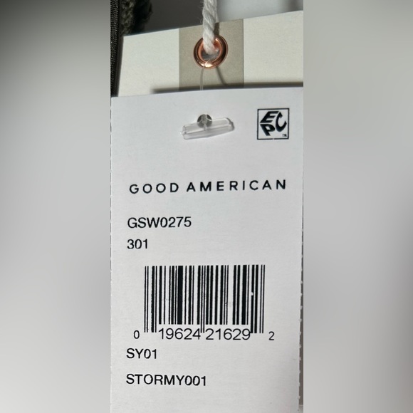 NWT Good American Always Fits Tiny Ties Bottom in Stormy001, Sizes S/M & 2XL/3XL - Picture 9 of 12